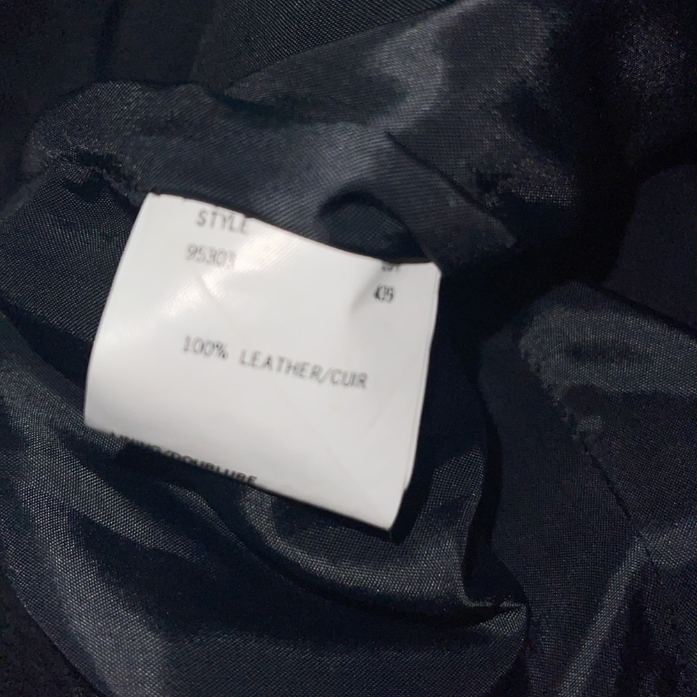 Vintage Leather Patchwork Shorts - image 7